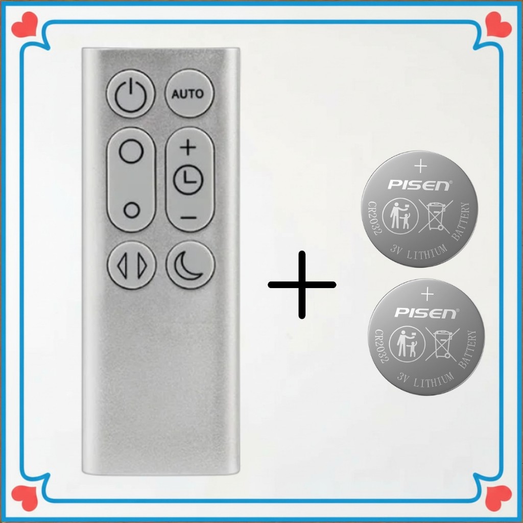 Quạt tháp Dyson điều khiển từ xa TP02 DP01 TP03 DP03 Pure Cool Link màu bạc