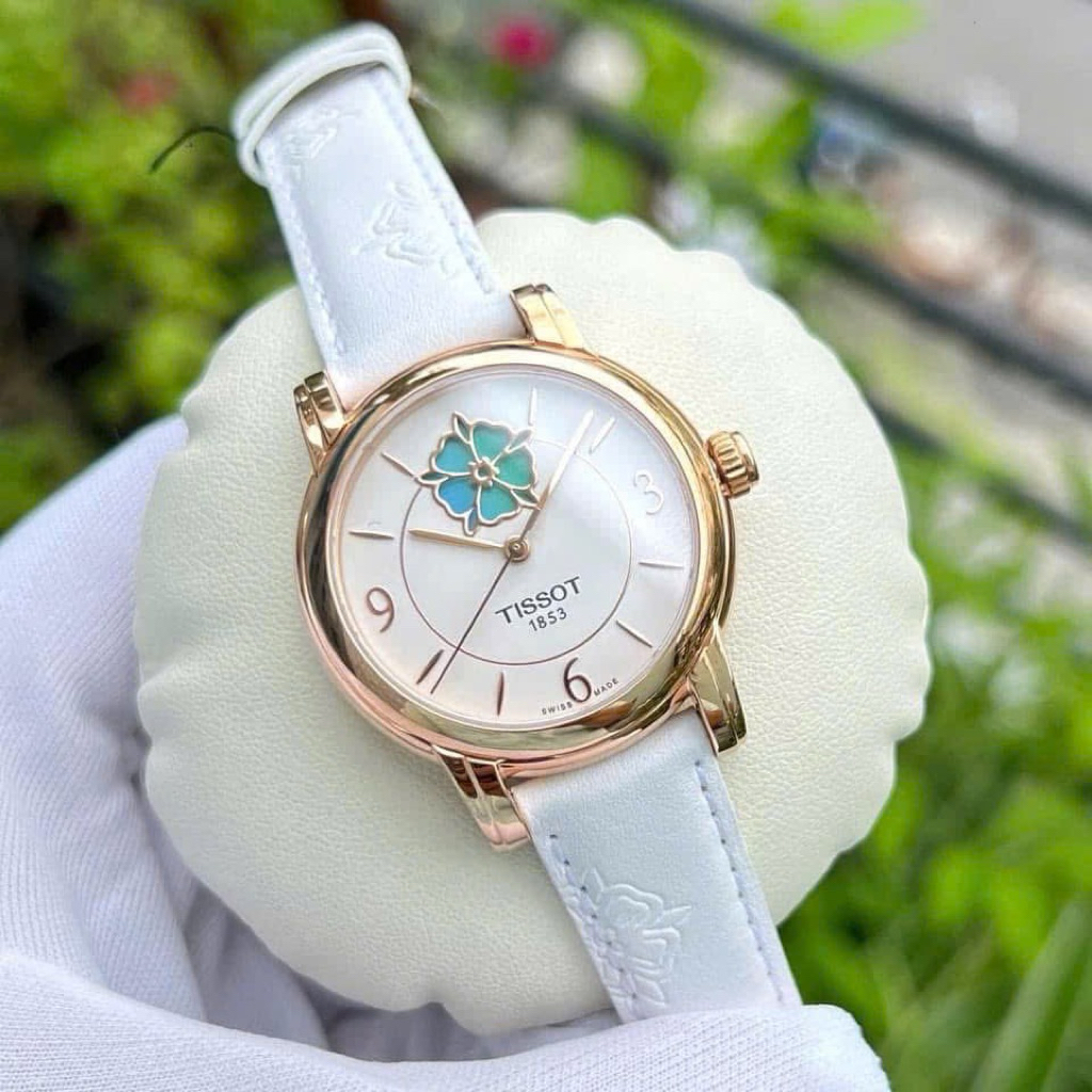 Đồng Hồ Nữ Tissot T050.207.37.017.05 Powermatic 80 Size 35 Lady Heart Flower