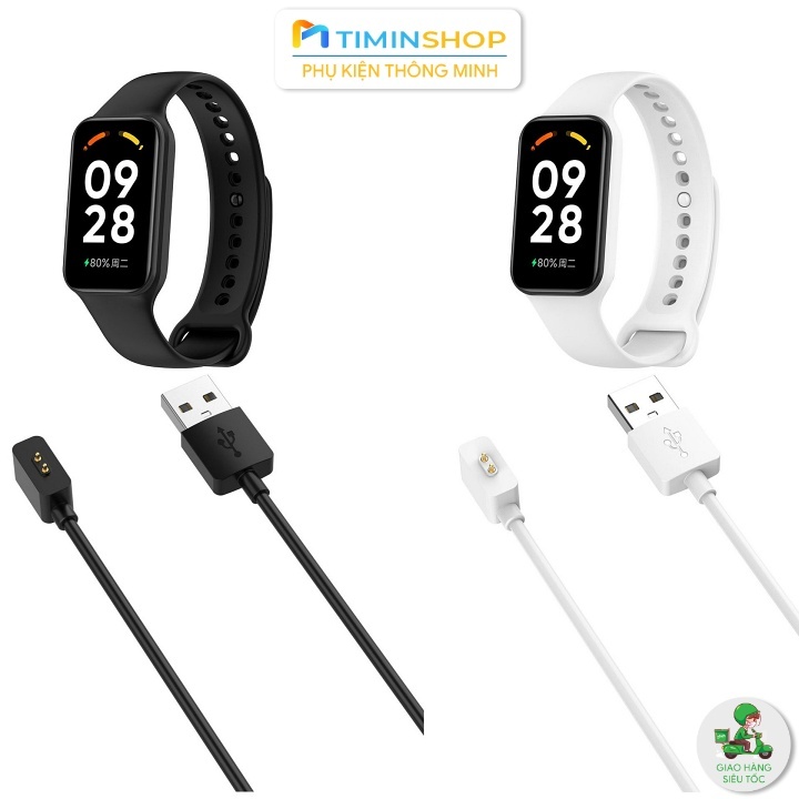 Cáp sạc cho MI Band 2/ Band 9/ 8 Active/ Red Watch 6/ 5/ 4/ 5 Active/ 5 Lite/ 3 Active/ band 9/ 8/ B