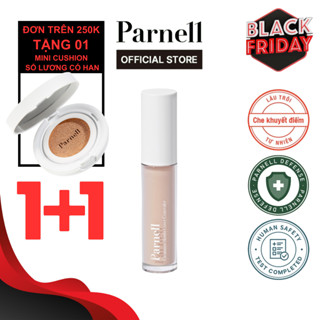  1+1 Kem che khuyết điểm che phủ cao mỏng mịn tiệp da  Parnell Cicamanu Skinfit Cover Concealer 5g  