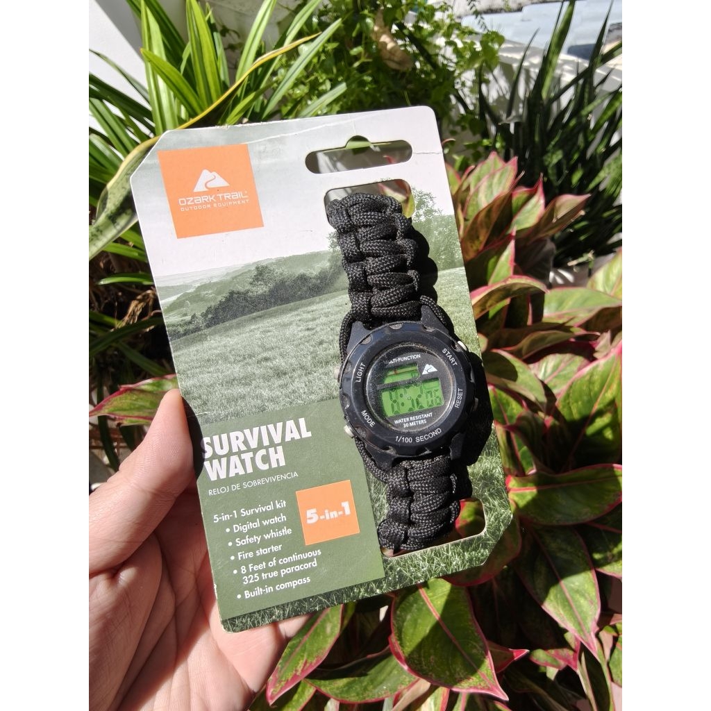 Hàng Mỹ - ĐỒNG HỒ SINH TỒN OZARK TRAIL 5-IN-1 – SURVIVAL WATCH