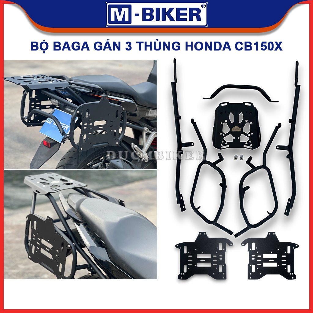 M-Biker | Baga khung thùng CB150X  Baga sau gắn thùng dành cho Honda CB150X