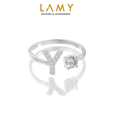 Nhẫn bạc nữ LAMY Y Initial Ring Silver 8270 - Nhẫn bạc ta cao cấp