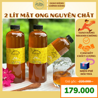  2 Lít Mật Ong Hoa Cà Phê Nguyên Chất Thơm Thanh Ngọt Dịu - Mật Ong Núi Rừng Tây Nguyên Cn2 