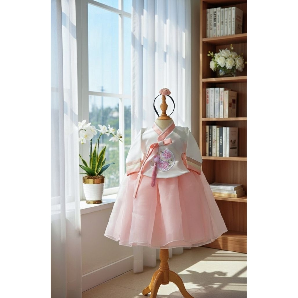 váy hanbok cho bé