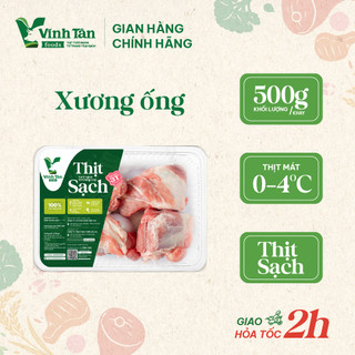 Xương ống - 100% tươi ngon từ gốc | Cửa hàng thịt heo sạch Vĩnh Tân Foods [Giao hỏa tốc HCM]