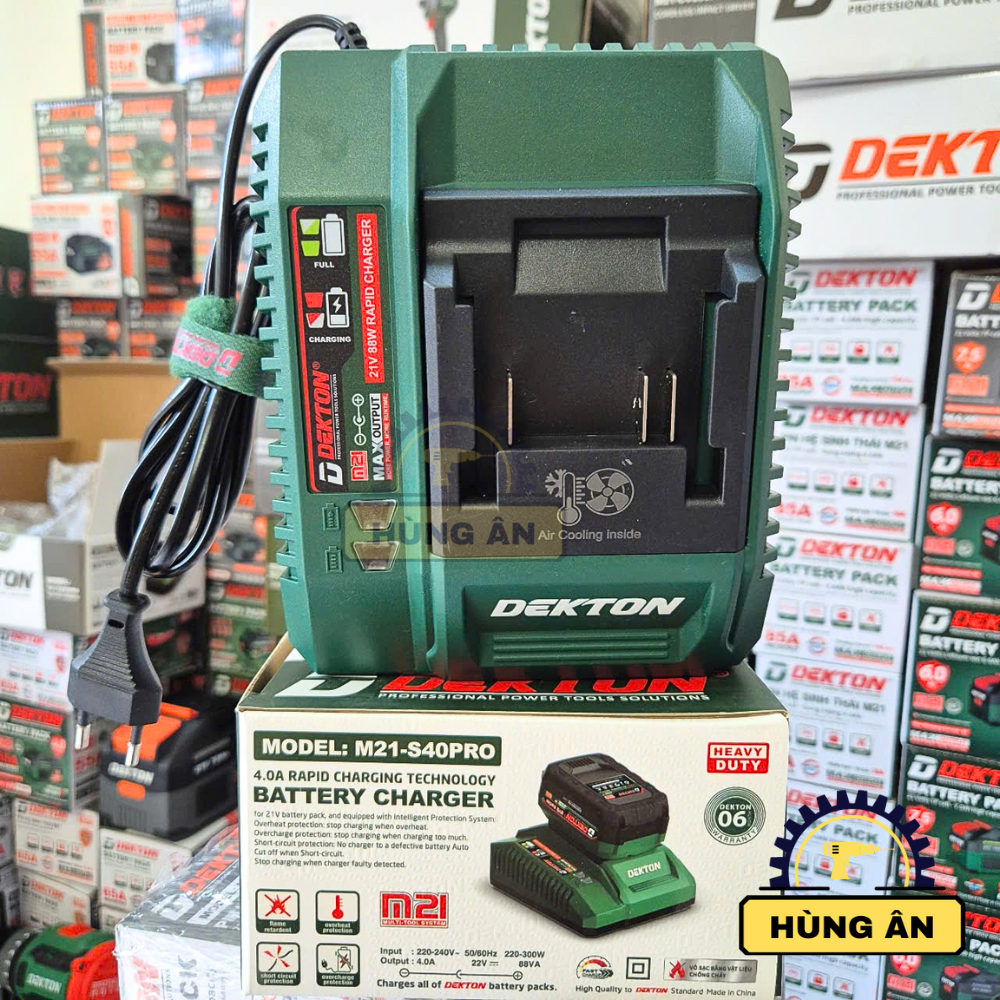 TẤT CẢ CÁC LOẠI SAC PIN Dekton M21-S20PRO-S25A-S40F-S40PRO-S40PLUS/S65PROSạc nhanh Dekton/Bảo hành 6