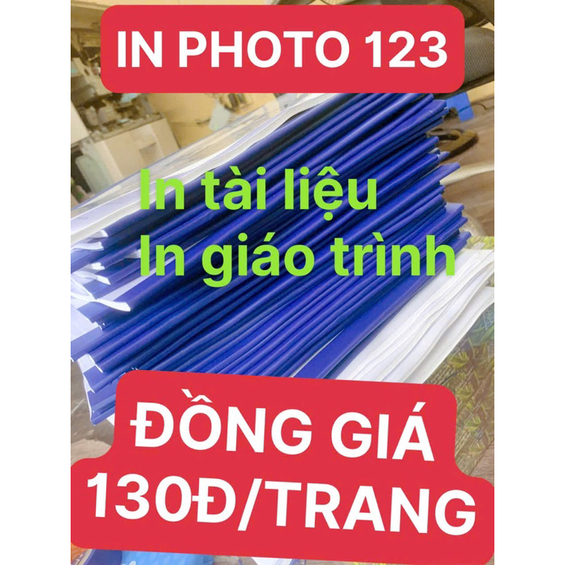 In tài liệu đồng giá 130đ/trang