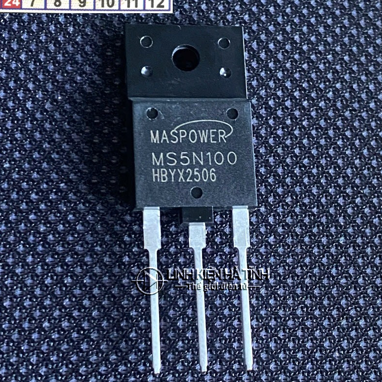 Túi 2 con Mosfet máy hàn MS5N100 5N100 kênh N 5A 1000V LKTT-AD6