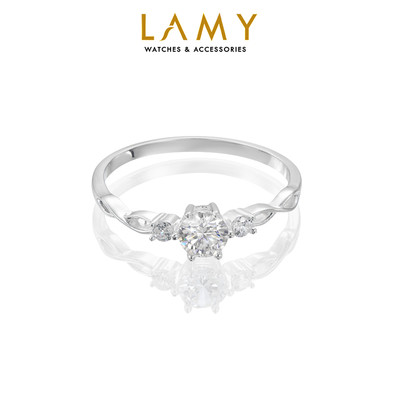 Nhẫn bạc nữ LAMY Infinity Stone Silver Ring 8280