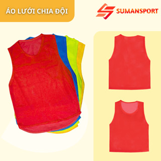 Áo bib lưới tập đá bóng áo team building thể thao pitch chia đội đá banh sân cỏ nhân tạo