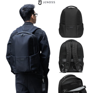 [Thanh lý - Hàng mẫu] Túi Văn Phòng Balo Jivi Briefcase Jenoss Da Cao Cấp Chống Sốc Laptop 14inch & Nước Canvas Nam Nữ