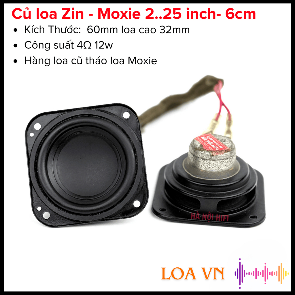 Củ loa rời 2 inch Harman Moxie 4ohm 12W chế loa bluetooth, thay thế cho loa harman,loa toàn dải