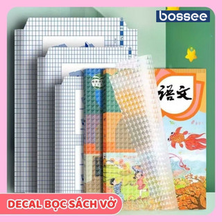   Tặng Nhãn Vở  Bộ 10 Bọc Sách Decal Dạng Dán – Bọc Bảo Vệ Sách Chống Nước Bụi Bẩn  Giữ Sách Vở Luôn Mới 