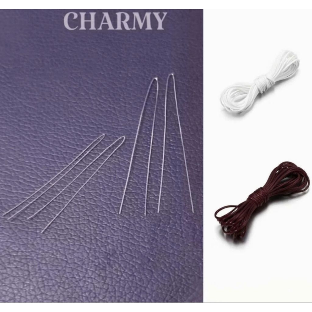 Set Dây Kim xâu vòng Chuyên Dụng DC01, dây co giãn dùng xâu hạt Đá, hạt Gỗ - Charmy