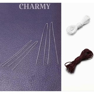 Set Dây Kim xâu vòng Chuyên Dụng DC01, dây co giãn dùng xâu hạt Đá, hạt Gỗ - Charmy