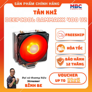  Tản nhiệt khí CPU DEEPCOOL GAMMAXX 400 V2 RED - New - Bảo hành 12 tháng 