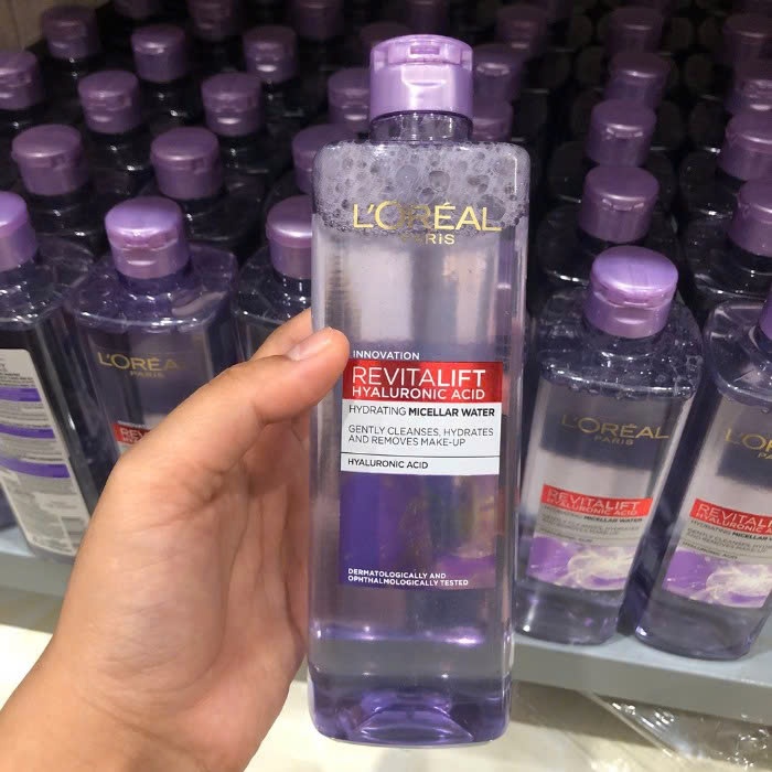 Nước Tẩy Trang Làm Sạch Và Cấp Ẩm L'OREAL Revitalift Hyaluronic Acid Hydrating Micellar Water 95ml/4