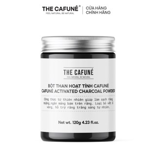 Bột Than Tre Hoạt Tính Trắng Răng Cafuné - Loại Bỏ Mảng Bám, Tẩy Vết Ố Vàng Cho Răng Hiệu Quả 120g