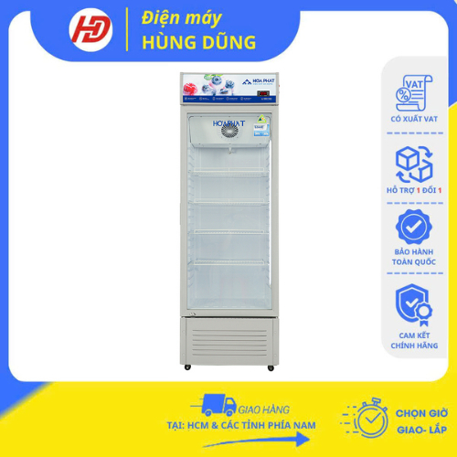[SHIP HỎA TỐC HCM ] Tủ mát Hòa Phát 242 lít HSR D6242  -BẢO HÀNH CHÍNH HÃNG 24 THÁNG