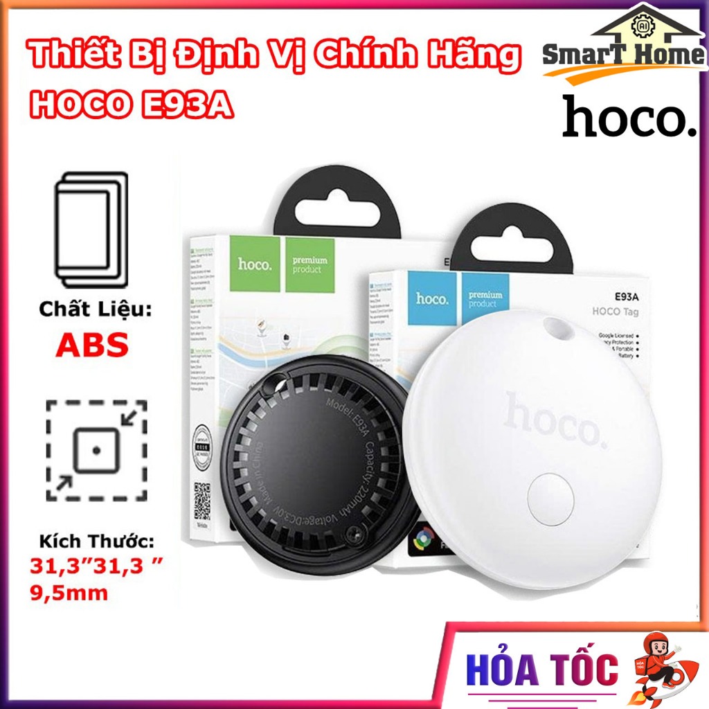 Thiết Bị Định Vị Chống Thất Lạc HOCO. E93A Cao Cấp Dành Cho Android Thông Minh, Nhỏ Gọn