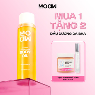   MUA 1 TẶNG 2  Dầu Dưỡng Trắng Body MOAW MOAWS 150ml - Hương Nước Hoa BHA Sáng Da Vùng Tối Màu 