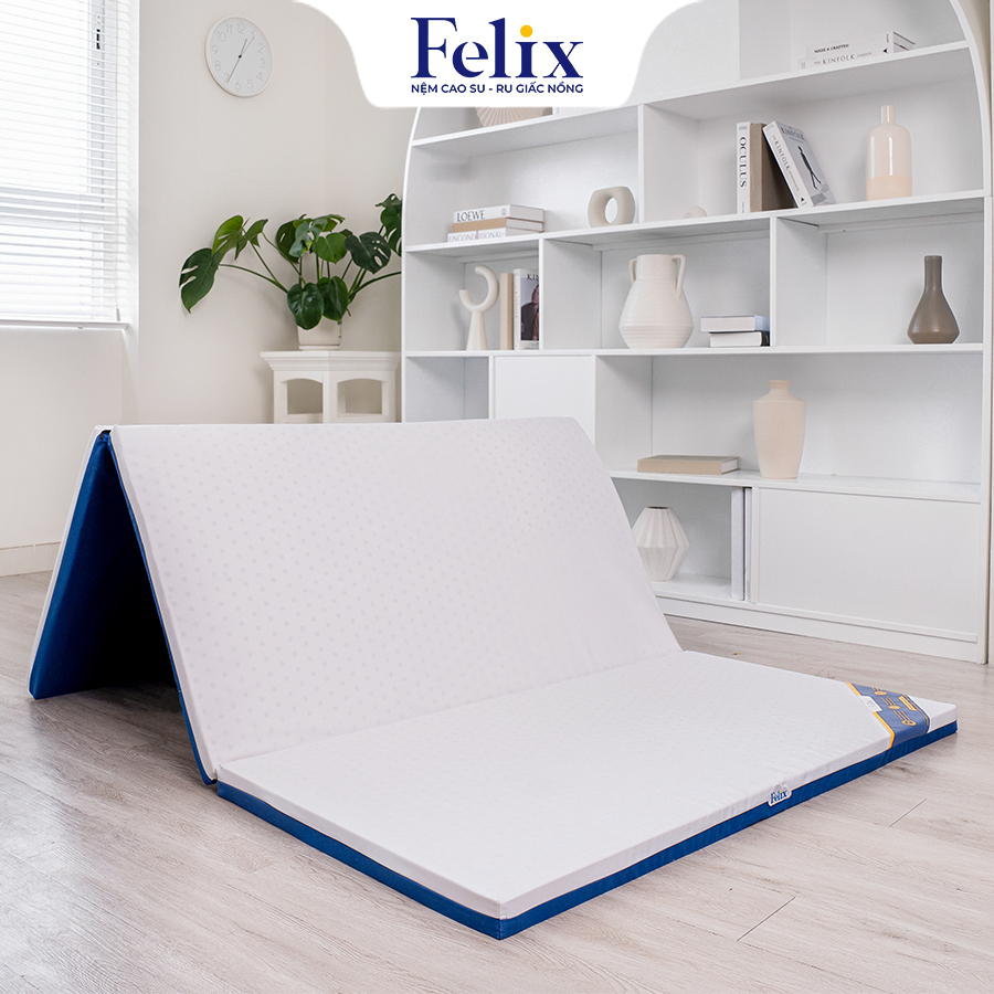Nệm Xếp Cao Su Thiên Nhiên Felix Support Flex Premium Cao Cấp Khử Mùi Đàn Hồi Thoáng Khí Độ Cứng Trợ