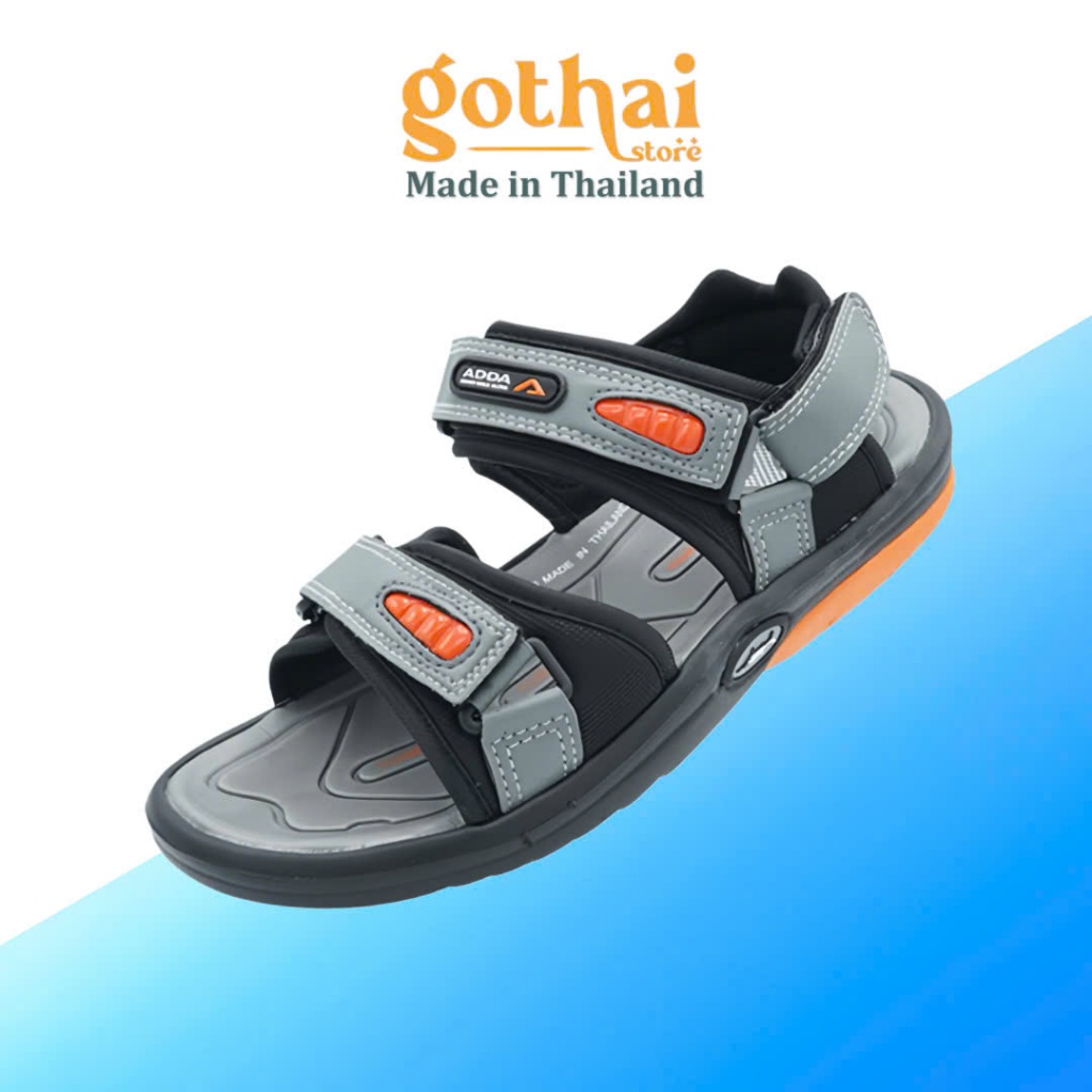 Dép Sandal nam Thái Lan chất cao su nhẹ êm bền chống trơn  ADDA 2N36