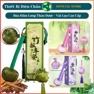 Búa Ngải Thảo Dược Gậy Thảo Dược Massage Lưng, Vai Gáy Thiết Bị Diện Chẩn kèm hộp đựng