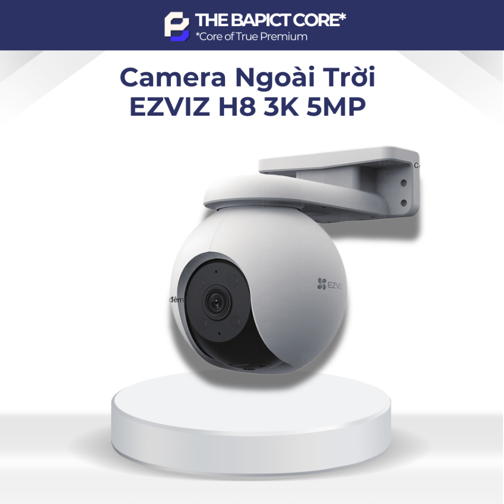 Camera IP WiFi Ngoài Trời EZVIZ H8 3K 5MP - Hàng Chính Hãng