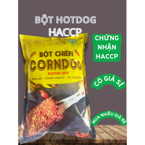 bột làm hotdog 1kg gói số 1 BAO BÌ TÚI ĐÓNG MỚI
