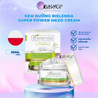  Kem Dưỡng Bielenda Super Power Mezo Skin Clinic Correcting Sáng Da,Mờ Thâm Moisturizing Dưỡng Ẩm 