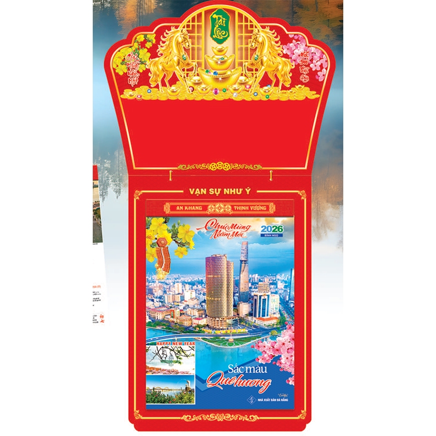 Lịch Bloc Siêu Đại 2026 (20x30 cm) - Sắc Màu Quê Hương (NB05)