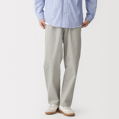 [26SS] MUJI Quần Vải Nam Cotton Thoải Mái