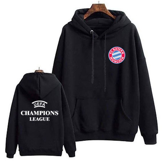 Áo hoodie Bayern Munich , áo hoodie nam câu lạc bộ bóng đá champions league - áo Bayern Munich