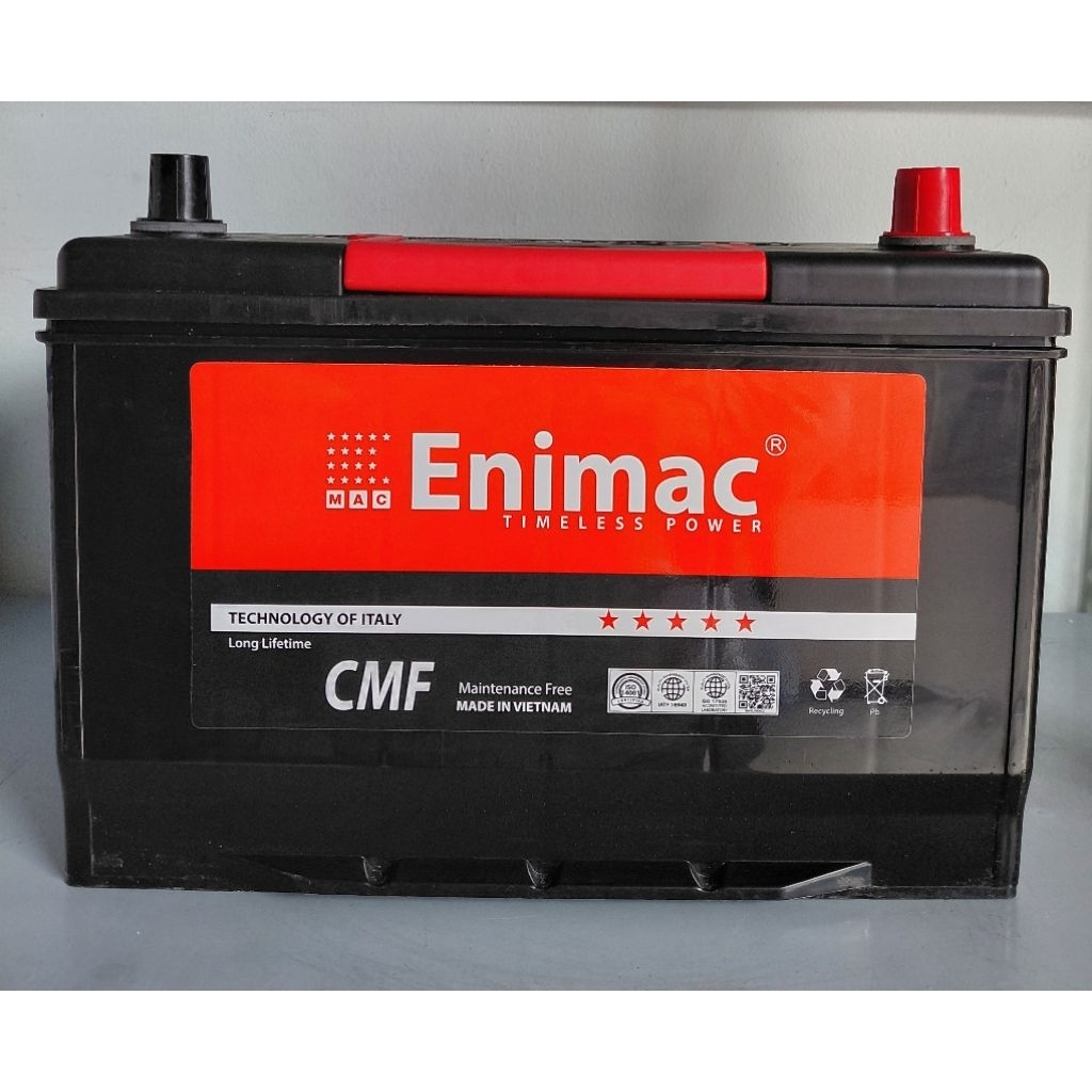 Bình ắc quy 12v khô miễn bảo dưỡng Enimac 105D31L (12V-90AH)