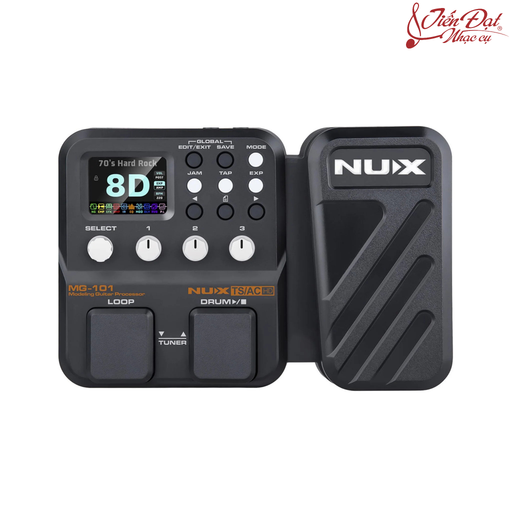[Chính Hãng] Phơ Guitar Nux MG101 – Fuzz, Multi Effect Pedal, Bàn Đạp Hiệu Ứng Âm Thanh