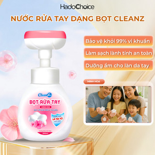  Nước rửa tay dạng bọt hình cánh hoa CleanZ làm sạch diệt khuẩn Bọt rửa tay dưỡng ẩm cho da tay 