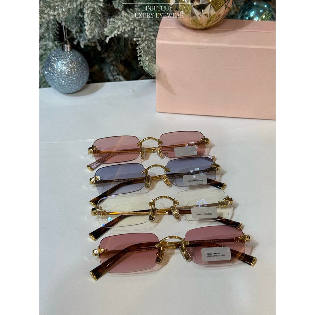 KÍNH RÂM THỜI TRANG DÁNG MẮT VUÔNG SMU B05S GỌNG TITANIUM FULLBOX
