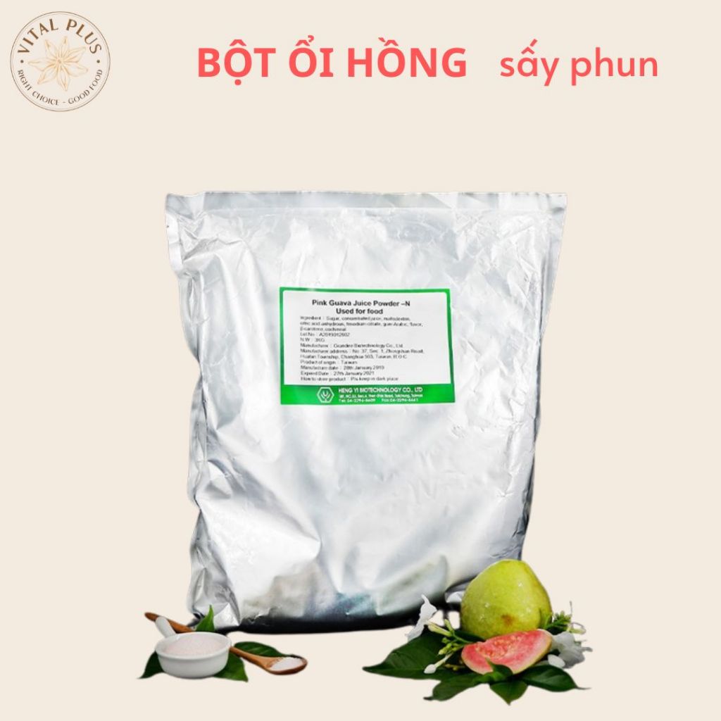(3KG) Bột trái cây - Bột Ổi Hồng - Pink Guava Powder - Vital Plus - Shop Nhà Anise