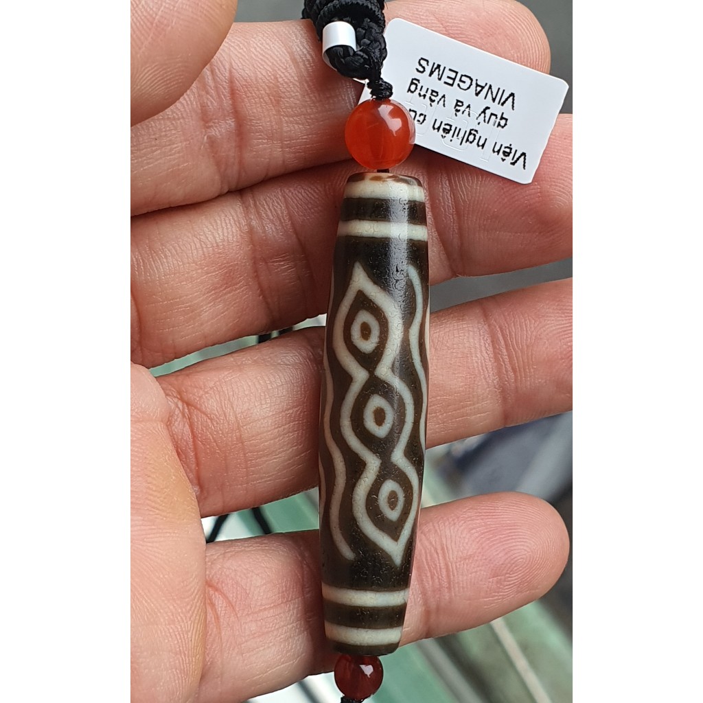 [HÀNG KIỂM ĐỊNH IGG] Hạt Dzi 9 mắt, mắt phượng