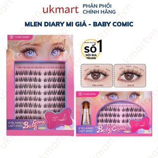  Lông Mi Giả ANIME HOẠT HÌNH MLEN DIARY Mi Cụm Mềm Mại Và Keo 4in1 Tự Nhiên Dễ Sử Dụng 