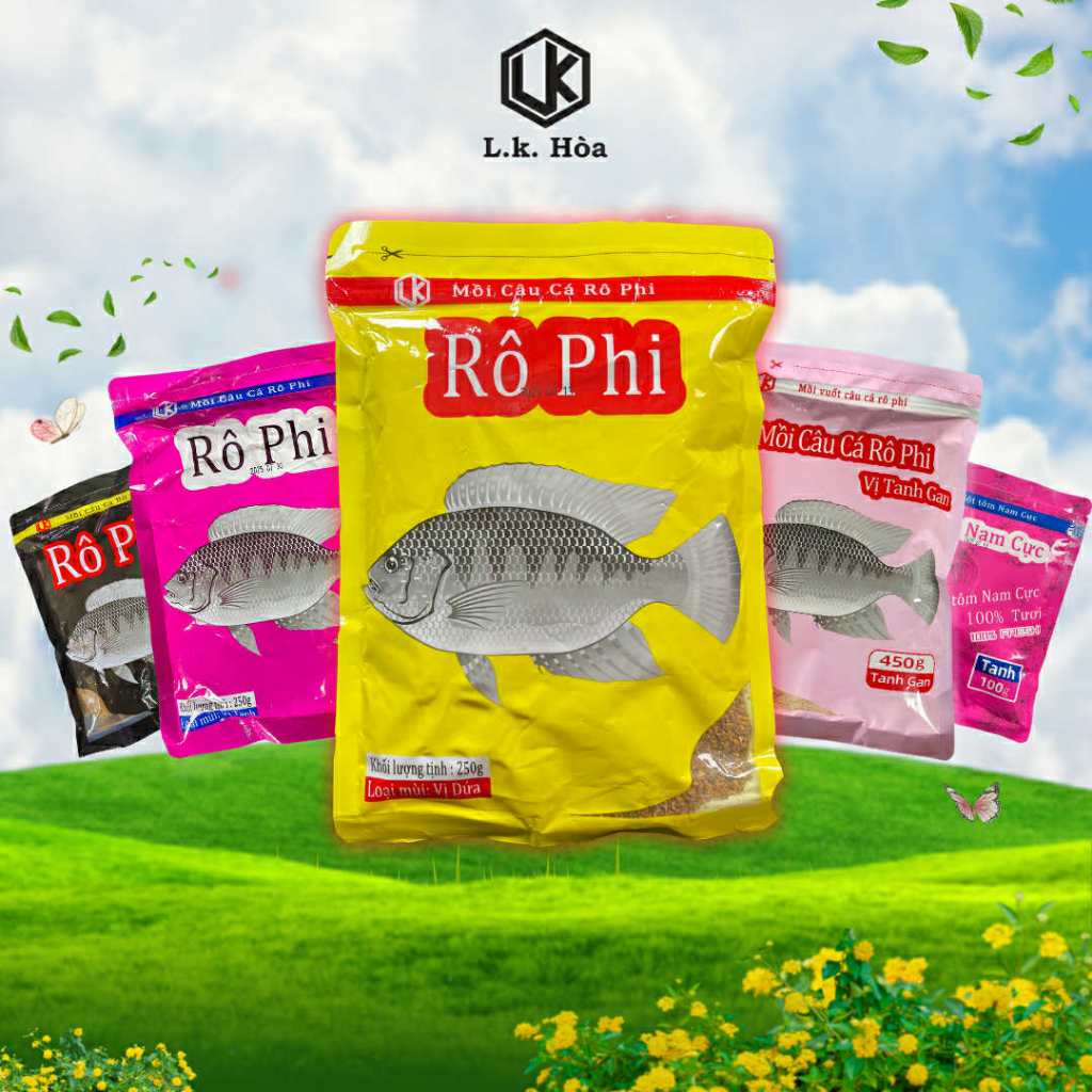 [LK HÒA] MỒI CÂU RÔ PHI LK HÒA, MỒI CÂU ĐÀI CHUYÊN RÔ PHI LK