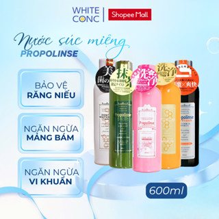 Nước súc miệng sạch mảng bám Propolinse White Conc Nhật Bản - Chai 600ml