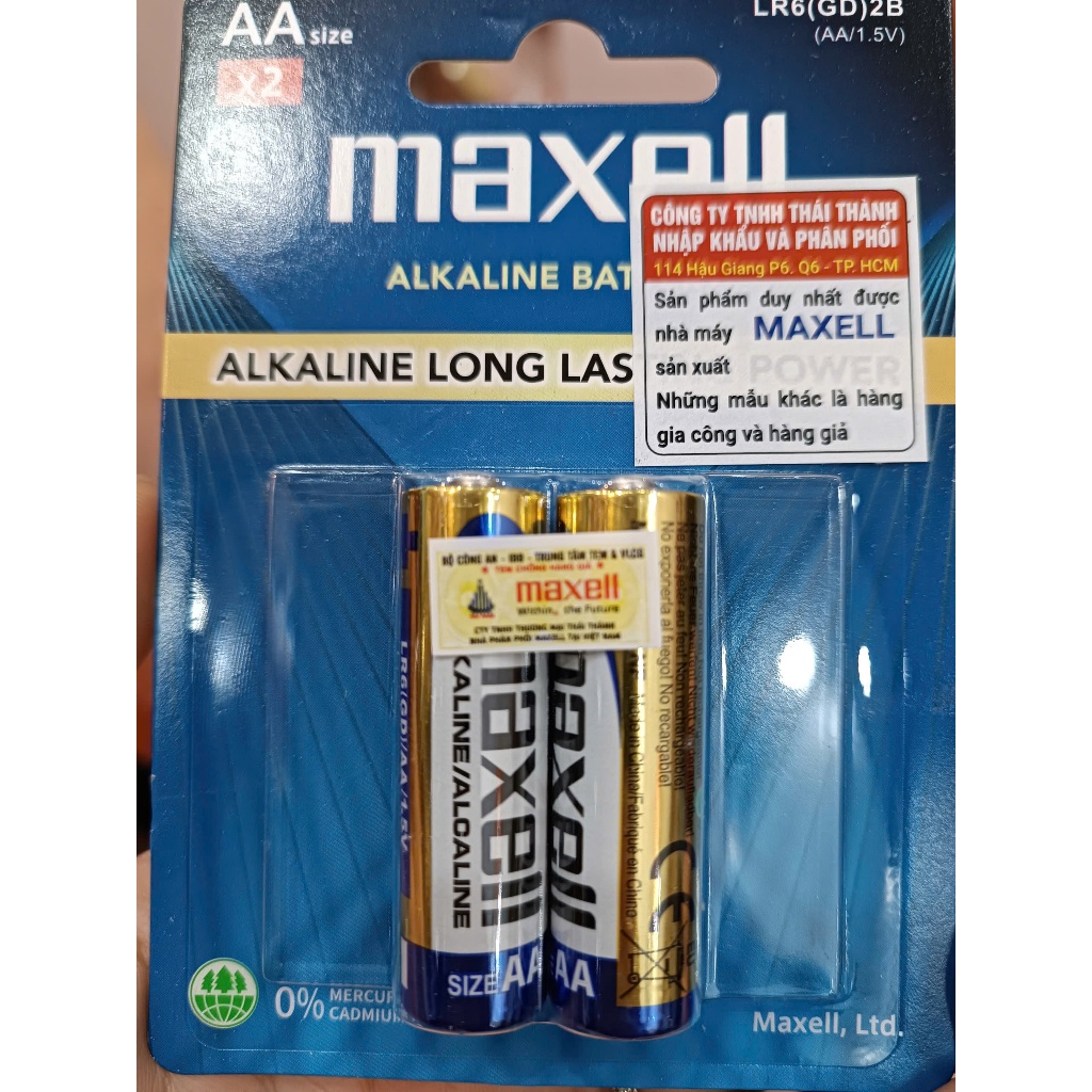 Pin Maxell Akaline AA Dùng Chuyên Dụng Cho Khóa Điện Tử Pin Tiểu Chất Lượng Cao