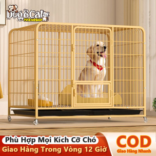  🐕Dog&Cat PET HOME🏠Chuồng Chó Lồng Chó Nan Ống Cao Cấp Có Bánh Xe Dễ Di Chuyển Nhà Cho Chó 