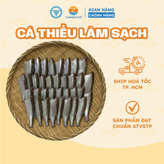 [HỎA TỐC 24/24] 200g cá thiểu làm sạch Tuấn Nguyễn, cá tươi sống được làm sẵn, đóng gói hút chân không, kho, nướng