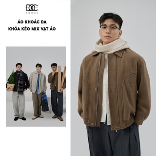  ÁO KHOÁC DẠ NAM ĐỘC MENSWEAR GIỮ ẤM TỐT - AK468 