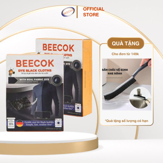  Giấy giặt đen giữ màu quần áo Beecok hộp 10 tờ- Giữ màu phục hồi cho quần áo đen bị phai 