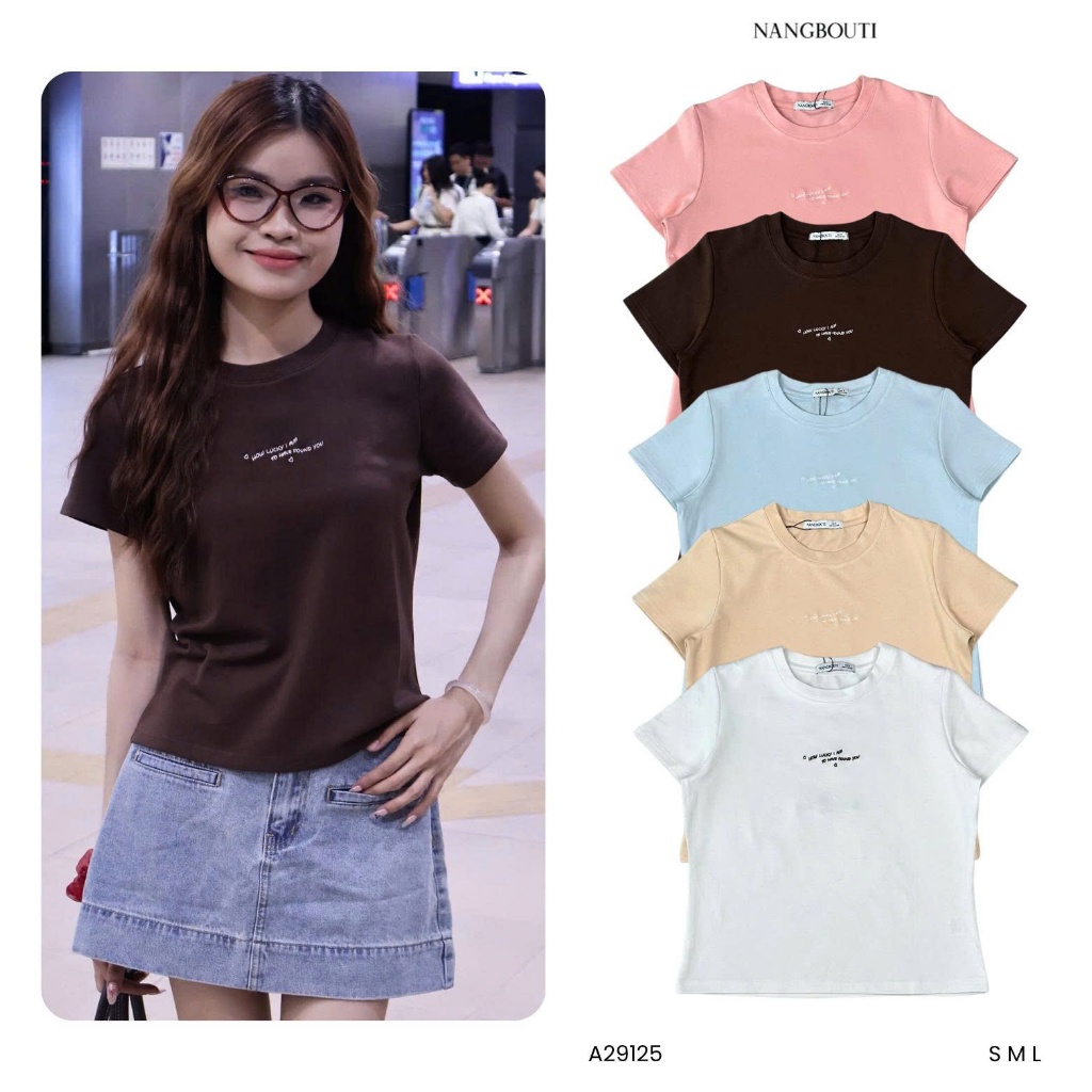 A29125 - A babytee thêu Luck | BigBuy360 - bigbuy360.vn